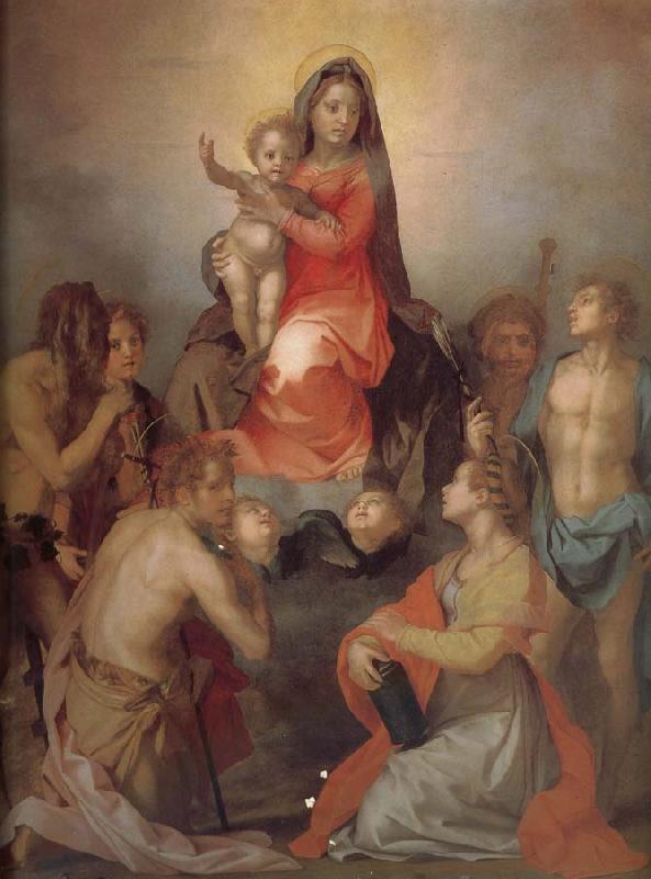 Andrea del Sarto The Virgin and Child with Saints